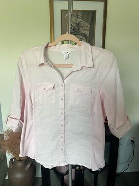 intro. Light Pink Button-Down Shirt